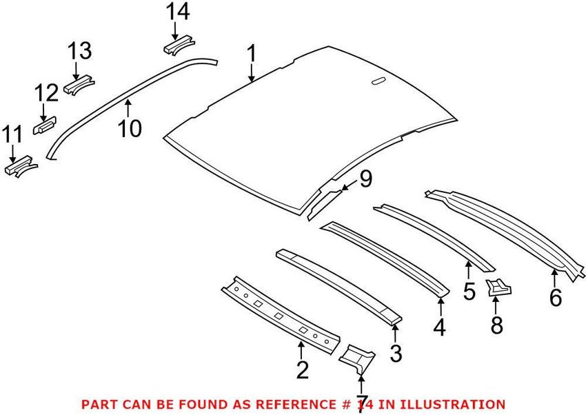 BMW Molding Clamp 51137232420